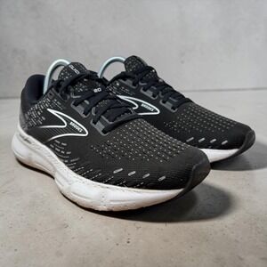 Brooks Glycerin 20 Running Shoes Womens 9.5 Black White 1203691B059 Neutral